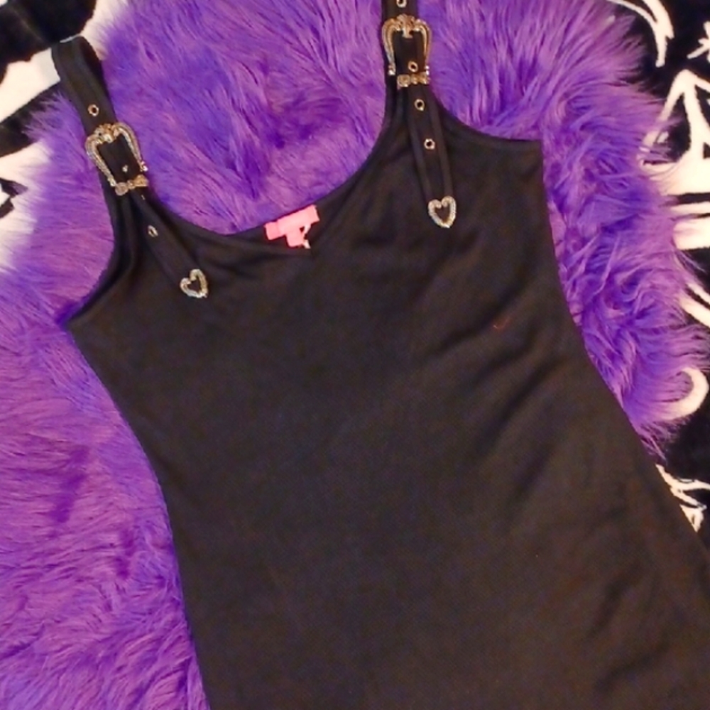DOLLSKILL SUGAR THRILLZ XXL BLACK RURAL BEAUTY BODYCON MINI DRESS